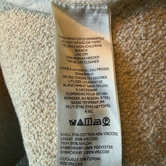 Anthropologie Floral Patchwork flattering skirt with Lace trim and a side slit - Picture 7 of 8